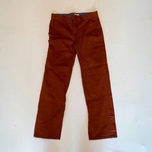 boys rust colored khakis